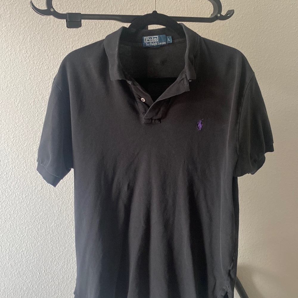 Black men’s polo shirt